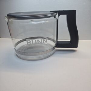 Bunn Coffee Carafe Replacement 10 Cup Pot Black Glass Drip Free Decanter